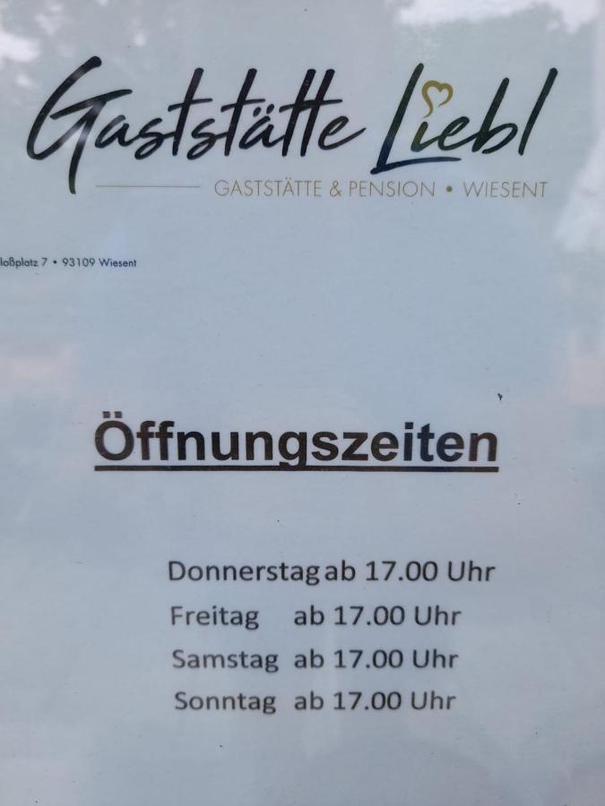 فندق Gaststaette Liebl Wiesent المظهر الخارجي الصورة